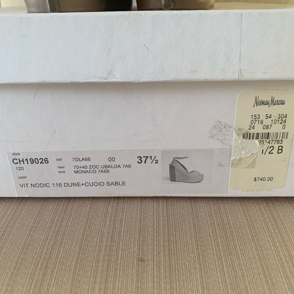 Chloe Platform Open Toe Wedge - image 5